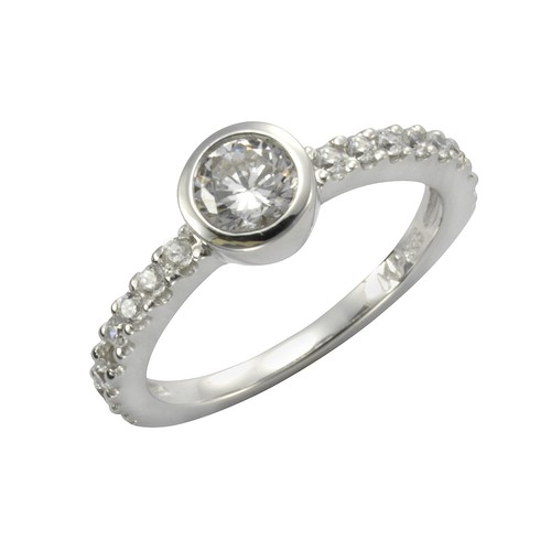 Ring silber 925 rhodiniert - ring,