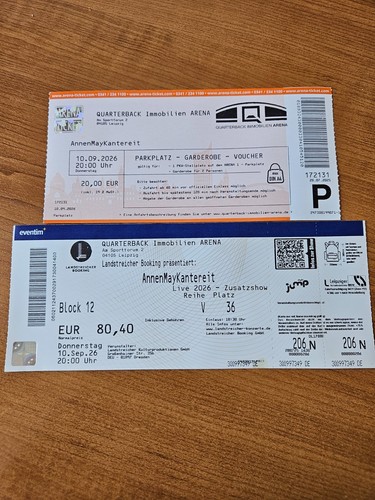 Konzert tickets - konzert,