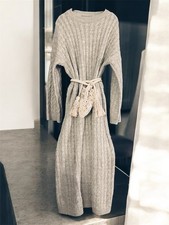 Max Mara edel Strickkleid light Grey Gr XL(42-44) Np 189.90€ Neu! Nicht getragen