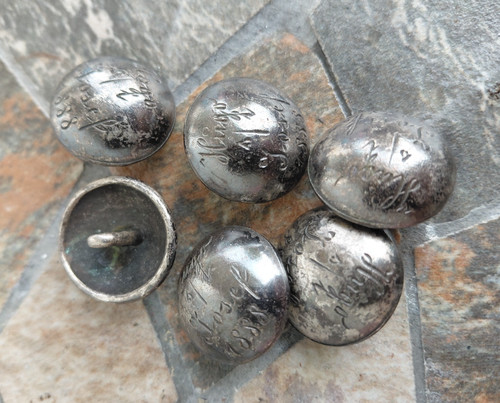 Metallknöpfe alte münze - alte,