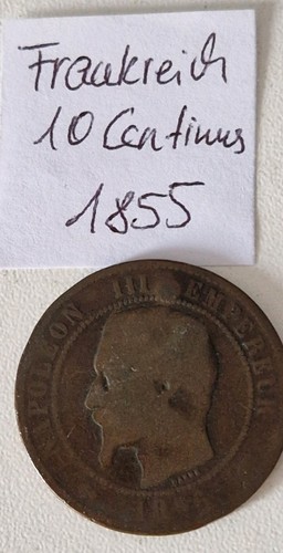 Frankreich centimes 1855 - frankreich:,