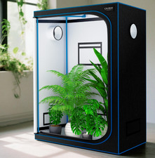 ? CAU Pflanzen-Gewächshauszelt 120 x 60 x 150 cm – Indoor Grow Zelt mit Zubehör
