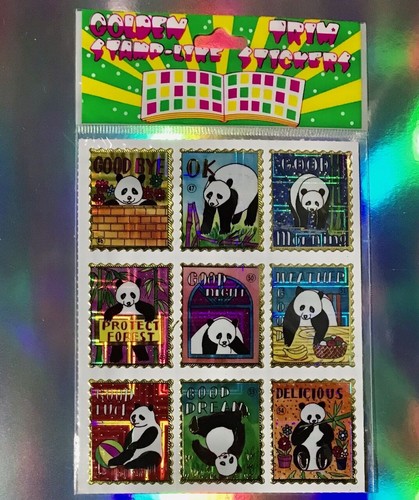 Briefmarken glitzer sticker - briefmarken,