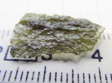 Moldavit Tschechien, 19 x 13 x 2,5 mm, 4,2 Karat, natürlicher Stein