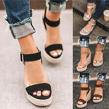 Damen Plateau Sommerschuhe