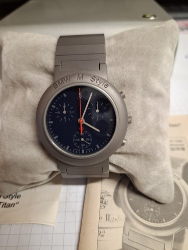 Bmw style watch - m, titan