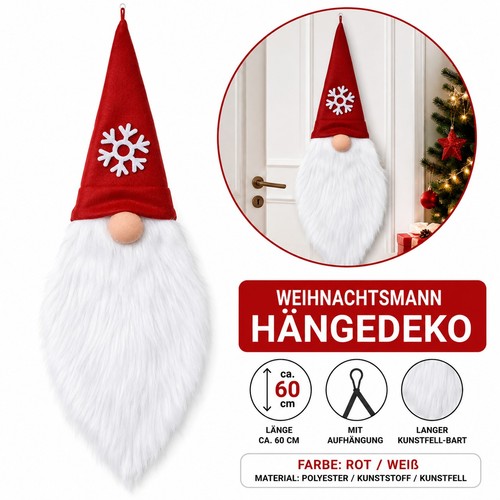 Weihnachtsmann hängedeko - weihnachtsmann, 60