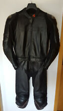 DAINESE SUZUKI LEDERKOMBI MOTORRAD LEDER JACKE HOSE KOMBI ANZUG SCHWARZ 50 52 M