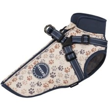 Hundemantel Blau/Braun –