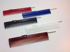 Nadelstielkamm Toupierkamm Schiebe-Toupierkamm WÄHLBAR Stielkamm Taschenkamm