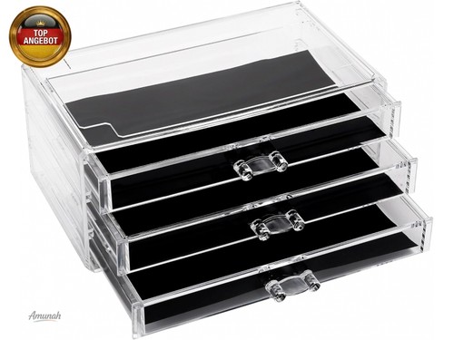 Klarer makeup organizer mit - klarer, makeup-organizer