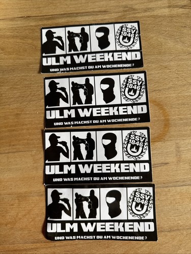 Ultras aufkleber ssv ulm - aufkleber,