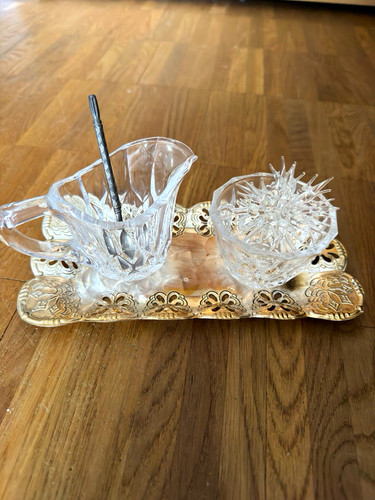 Milch zucker set glas - milch,
