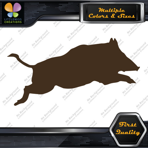 Wild boar jumping silhouette - wild,