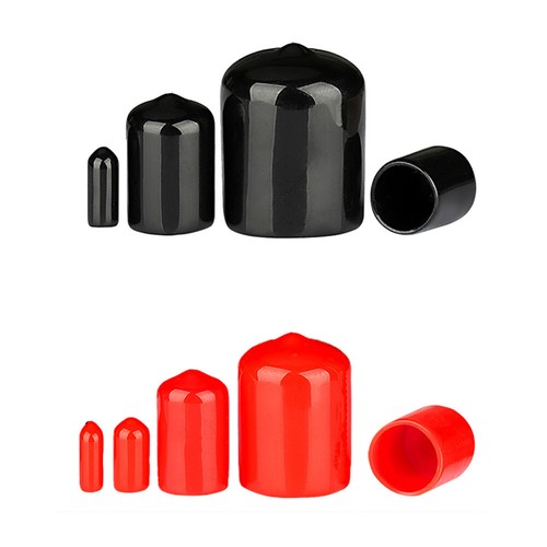 Vinyl gummi runde endkappe - runde,