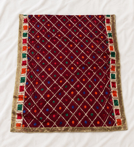 Indisches tuch dupatta rot - tuch,