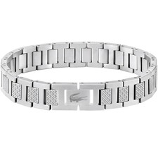 Lacoste Armband Toggle Metropole Silber Unisex Ideal als Geschenk 