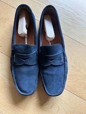 Prada Herren Slipper,Loafer dunkelblau Größe 10