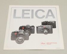 Leitz Leica Original Falt-Prospekt aus dem Jahr 1984