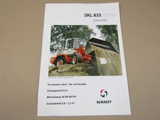 Prospekt Schaeff SKL 833 Basic