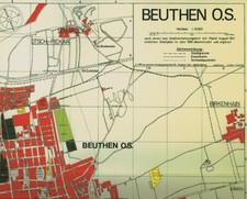 Karte: Stadtplan Beuthen