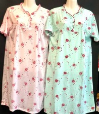 Damen Nachthemd 1/2 Arm Hemd