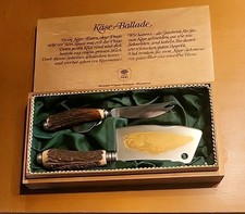 Käse Ballade Besteck mit echtem  Hirschhorn Griffen Wickühler Küppers Brauerei