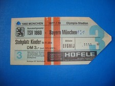 77/78 Ticket 1860 München