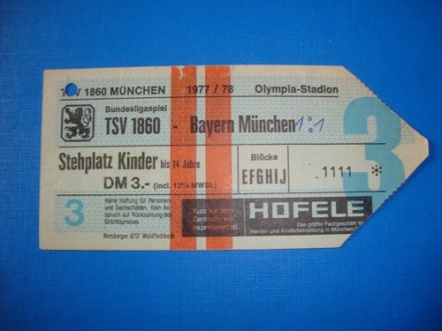 Ticket 1860 münchen - ticket,