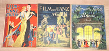 alte Notenhefte " Film und Tanz - Musik " Band 1, 2 und 5, 40er Jahre