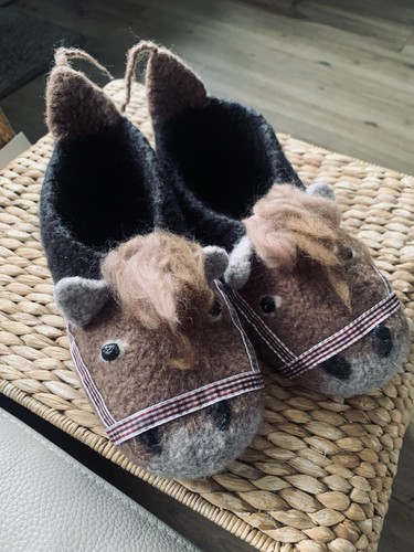 Filzpuschen/Hüttenschuhe/