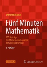 Fünf Minuten Mathematik | Ehrhard Behrends | Taschenbuch | xvii | Deutsch | 2013