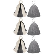  Set of 3 Wiederverwendbare Saunahüte Saunazubehor Zubehör Für Saunen