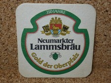 alter Bierdeckel 350 Jahre Neumarkter Lammsbräu 1978 aus Sammlung 