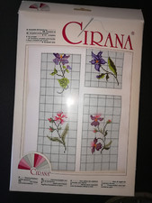 Cirana Stickpackung Kreuzstich Stickdecke OVP  Blumen Neu  gebe es als gebraucht