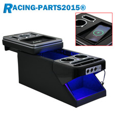 Staufach Mittelkonsole Chrom für Mercedes Vito/V-Klasse W447 LED Beleuchtung USB