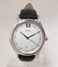 Alfex by Plum Design Damenuhr Lederband Swiss Made  5492-009 Rarität