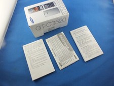 NUR Original OVP für Handy Samsung  GT C3520 Karton Manual Without PHONE