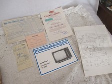 1981 DDR RFT Bedienungsanleitung ROBOTRON Combi-Vision RF 3301 - Kaufvertrag ua.