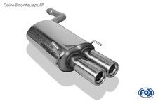 Fox Sportauspuff Mercedes C-Klasse W202 S202 Limousine T-Modell 2x80 rund