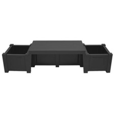 Gartenbank mit Pflanzkasten