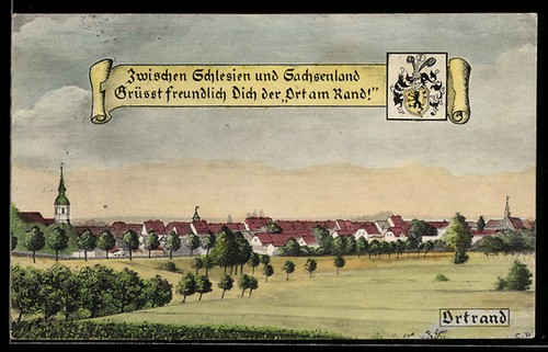 Ortrand ortsansicht vom feld - vom,