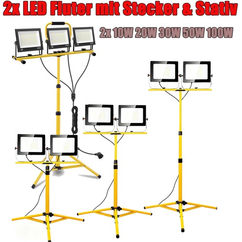 Led fluter mit stecker außen - led,