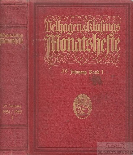 Velhagen klasings - velhagen, &