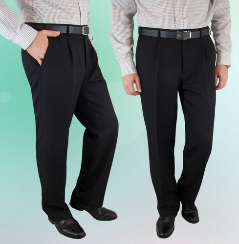 Herren hose klassisch schwarz - klassisch,