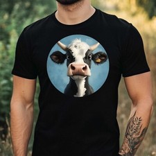 Herren T-Shirt Lustige Kuh