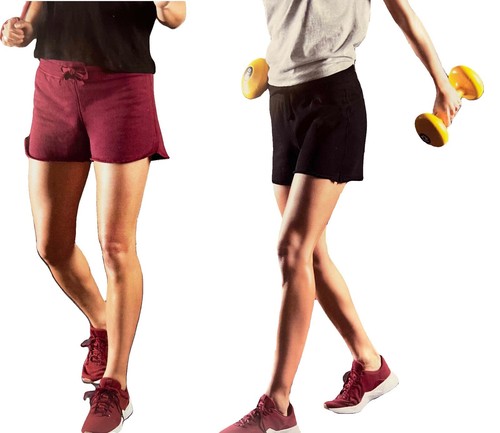 Damen sweat shorts kurze - ,
