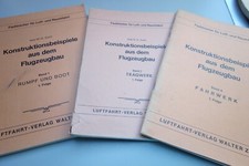 3x Luftfahrt Flugzeugbau Fahrwerk Tragwerk Rumpf und Boot Zuerl Flugzeug Plane