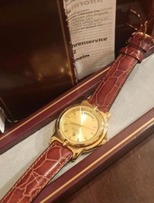 Herrenuhr Condor Vintage Neu Mit Etui Ungetragen Leder Armband 