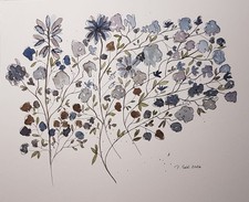 Original Aquarell Bild